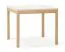 Esstisch | Farbe: Beige / Helle Eiche | Quadratisch | ausziehbar bis 130 cm | Maße: 90 x 90 cm | schlichte & leichte Form | für kleine Küchen oder Esszimmer