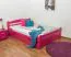 Bettgestell Buche 140 x 200 cm Rosa