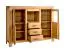Wohnzimmer Komplett - Set F Balsa, 6-teilig, gewachst / geölt, Natur Eiche teilmassiv, mit gebürsteter Oberfläche, Saug- und Wischroboter geeignet, optional: LED-Beleuchtung