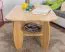 Clubtisch Couchtisch Wohnzimmertisch Kiefer Massivholz Farbe: Natur 60x110x75 cm Abbildung