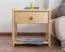 Nachtkommode Natur 40x40x27 (HxBxT) Kiefer massiv Abbildung