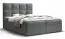 Modernes Boxspringbett mit Stauraum Pirin 59, Farbe: Grau - Liegefläche: 180 x 200 cm (B x L)