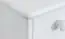Schuhschrank 011 Kiefer massiv Vollholz weiß lackiert - Abmessung 80 x 140 x 29 cm  (H x B x T)