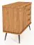 Kommode Rolleston 18 Kernbuche massiv geölt - Abmessungen: 87 x 97 x 46 cm (H x B x T)