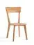 Stuhl Mineure 01, aus natürlichen Eichenholz, Massivholz, geölte Oberfläche, ergonomisches Design, Maße: 85,5 x 46,5 x 80 cm, stabil und langlebig