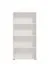 Bücherregal mit vier Fächer Knide 05, Farbe: Weiß, ABS-Kantenschutz, gut kombinierbar, Maße: 142 x 70 x 24,5 cm, schlichtes Design