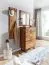 Garderobe aus Sheesham Massivholz, Farbe: Sheesham - Abmessungen: 140 x 40 x 7 cm (H x  B x T)
