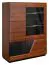 Vitrinenschrank, Breite: 102 cm