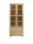 Esszimmerschrank, Vitrine, 80 cm breit, Kiefer massiv, Optik: Natur Abbildung
