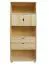 Regal, Küchenregal, Wohnzimmerregal, Bücherregal - 100 cm breit, Kiefer Holz-Massiv, Farbe: Natur Abbildung