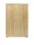 Kiefer-Schrank A-Qualität, Farbe: Natur 190x133x60 cm Abbildung