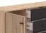 Kommode | 4 Schubladen | Farbe: Eiche Artisan / Schwarz | 2 Drehtüren | ABS-Kanten | 4 Fächer | Maße: 138 x 40 x 90 cm | Sideboard | für Wohnzimmer
