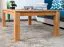 Wohnzimmertisch Kernbuche Massivholz Farbe: Natur 45x120x80 cm