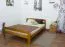 Kinderbett / Jugendbett Kiefer Vollholz massiv Eichefarben A6, inkl. Lattenrost - Abmessung 140 x 200 cm
