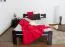 Bett Buche massiv 120 x 200 cm Schokobraun