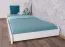 Rollbett | Zweite Liegefläche für Bett 003 | Kiefer Vollholz massiv | Weiß | 198 x 95 x 18,50 cm | Liegefläche 190 x 90 | Zusatzbett