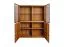 Vitrine Jussara 02, Farbe: Natur, Eiche teilmassiv - 150 x 124 x 42 cm (H x B x T)