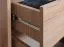 Kinderzimmer - Schrank Fabian 05, Farbe: Eiche Hellbraun / Weiß / Blau - 190 x 40 x 40 cm (H x B x T)