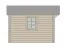 Gartenhaus Wiesentraum 05, Naturbelassen, 44 mm Blockbohlenhaus, Grundfläche 9 m², Satteldach, mit 1 Doppeltür und 1 Einzelfenster