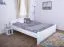 Doppelbett "Easy Premium Line" K5, inkl. 1 Abdeckblende 180 x 200 cm Buche Vollholz massiv weiß lackiert