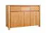 Kommode Tasman 14 Kernbuche massiv geölt - Abmessungen: 77 x 115 x 45 cm (H x B x T)