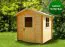 Gartenhaus 2,4 x 2,4 Meter (inkl. Dach) | Naturbelassen | Satteldach Abbildung