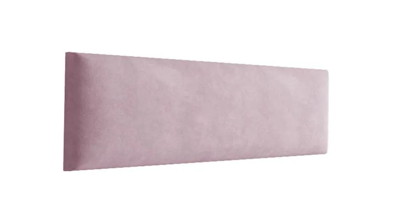 Polsterpaneele, 10er Set, Farbe: Rosa, Bezug: Velour, Maße: 60 x 15 cm
