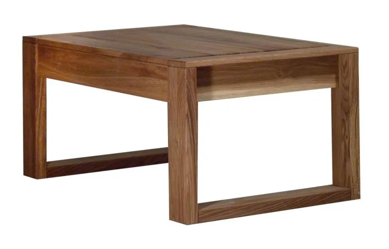 Couchtisch Wooden Nature 12 Wildeiche massiv natur - 100 x 65 x 46-65 cm (B x T x H)