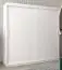 Schiebetürenschrank / Kleiderschrank Bisaurin 5A, Farbe: Weiß matt - Abmessungen: 200 x 200 x 62 cm ( H x B x T)