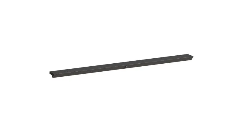 LED-Leiste | 2,12 W | 2 m Kabel | neutrale helle Farbe | Farbe: Chrom | mit integriertem Bewegungssenor | Maße: 47 x 1 x 3 cm