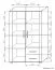 Schrank Aitape 06, Farbe: Sonoma Eiche dunkel / Sonoma Eiche hell - Abmessungen: 145 x 90 x 40 cm (H x B x T)