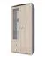 Vitrine Rabaul 36, Farbe: Sonoma Eiche - Abmessungen: 167 x 80 x 40 cm (H x B x T)
