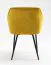 Stuhl Maridi 251, Farbe: Gelb - Abmessungen: 81 x 57 x 61 cm (H x B x T)