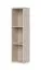Schlichter Hängeschrank mit drei Fächer Neiafu 128, Farbe: Kaschmir, Soft-Close-Funktion, zwei Holzeinlegeböden, Maße: 115 x 30 x 29 cm, modernes Design