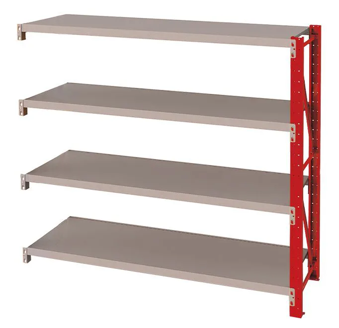 Erweiterungsset für Schwerlastregal Mod. Industrie 04 - Abmessungen: 250 x 200 x 50 cm (H x B x T)