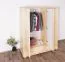 Kleiderschrank Holz natur