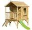 Kinderspielhaus 2B mit Rutsche - Abmessungen: 180 x 120 cm