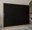 250 cm breiter Kleiderschrank mit 10 Fächern und 3 Türen | Farbe: Sonoma Eiche Abbildung