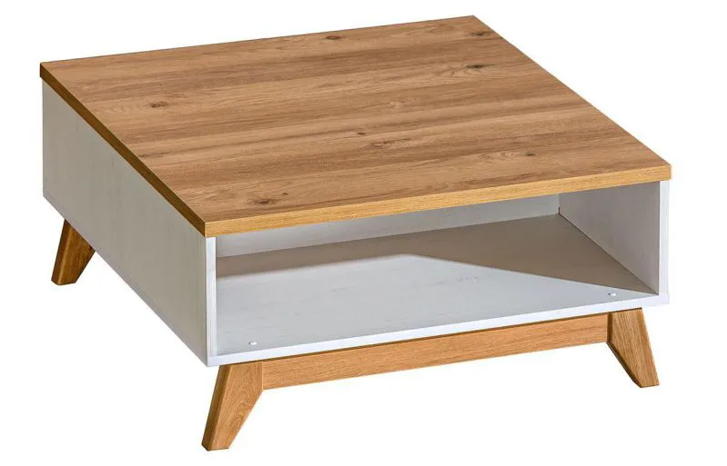 Couchtisch Farbe: Weiß 81x35x81 cm Wohnzimmermöbel Wohnzimmereinrichtung Abbildung