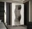 Außergewöhnlicher Schiebetürenschrank Jotunheimen 183, Farbe: Weiß - Abmessungen: 208 x 120,5 x 62 cm (H x B x T)