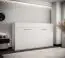 Schrankbett Namsan 02 horizontal, Farbe: Weiß matt - Liegefläche: 120 x 200 cm (B x L)