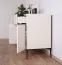 Kommode Asau 14, Farbe: Kaschmir / Eiche dunkel - Abmessungen: 83 x 150 x 47 cm (H x B x T)