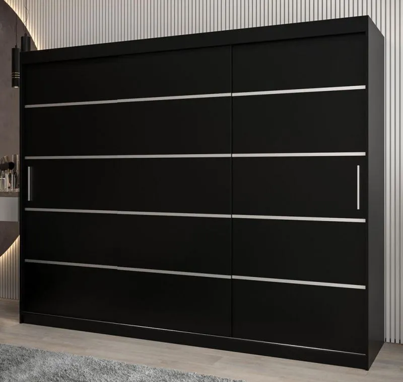 Kleiderschrank schwarz Abbildung