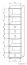 Vitrine Rabaul 29, Farbe: Sonoma Eiche - Abmessungen: 200 x 49 x 40 cm (H x B x T)