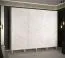 Großer Kleiderschrank mit 10 Fächern Jotunheimen 47, Farbe: Weiß - Abmessungen: 208 x 250,5 x 62 cm (H x B x T)
