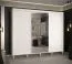 Kleiderschrank mit genügend Stauraum Jotunheimen 83, Farbe: Weiß - Abmessungen: 208 x 250,5 x 62 cm (H x B x T)