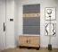 Wandpaneel mit eleganten Design Farbe: Grau - Abmessungen: 42 x 42 x 4 cm (H x B x T)