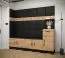 Wandpaneel im edlen Stil Farbe: Schwarz - Abmessungen: 42 x 42 x 4 cm (H x B x T)