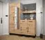 Wandpaneel mit eleganten Design Farbe: Grau - Abmessungen: 42 x 42 x 4 cm (H x B x T)