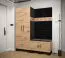 Wandpaneel mit edlen Design Farbe: Anthrazit - Abmessungen: 42 x 42 x 4 cm (H x B x T)